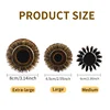 Professional 65mm Wood Round Hairbrush Roll Hairdresser Combs Boar Bristle Curly Hair Brush Straightening Brush For Hairdresser 4