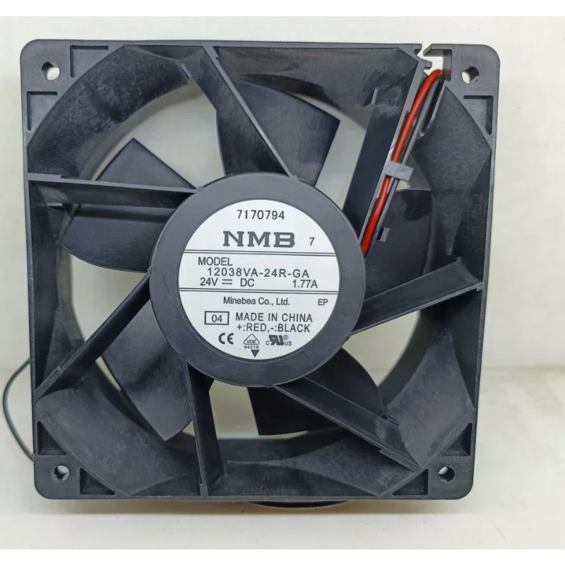  CPU 냉각 선풍기, NMB 12038VA-24R-GA 24V 1.77A 컨버터 쿨러 선풍기 12038 12cm 120x120x38mm