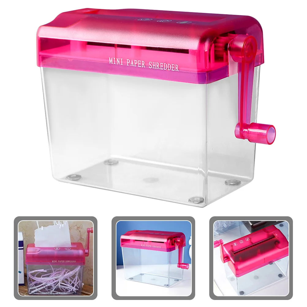 

Household Wear Resistant Convenient Manual Shredder Paper Cutting Tool School Small Shredder for Home School Document Office