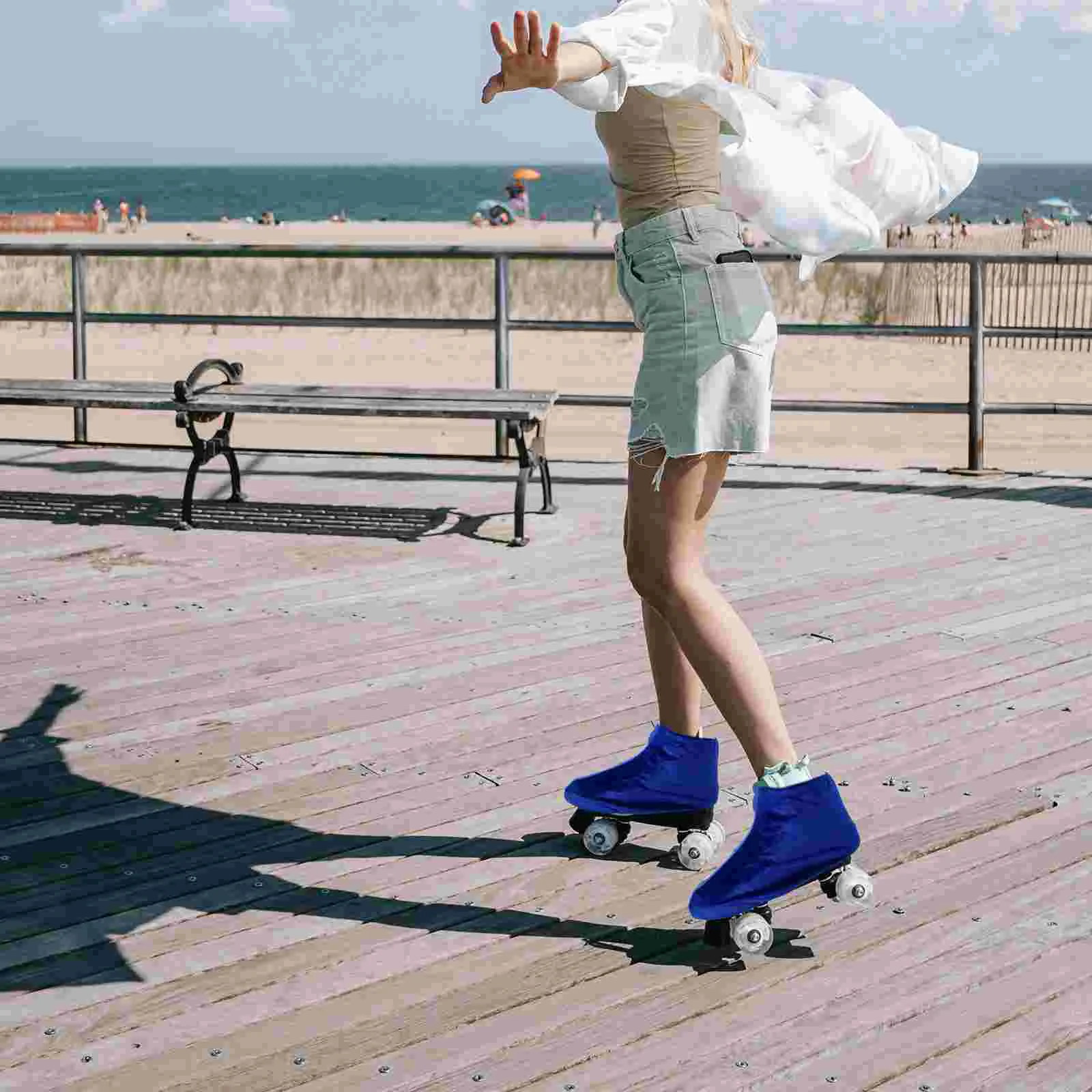 Kid Stuff Skate Covers Ice Portable Boot Roller Skating Boot Accessory Protectors Protective Hockey Skate Boot Covers Men Women
