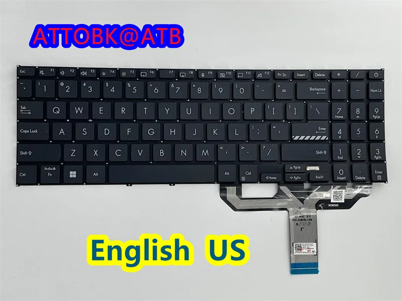 Teclado Portátil para Asus Vivobook Teclados para Notebook 15 X1502 M1502 X1502za M1502z X1502za X1603 K6602z M1503q