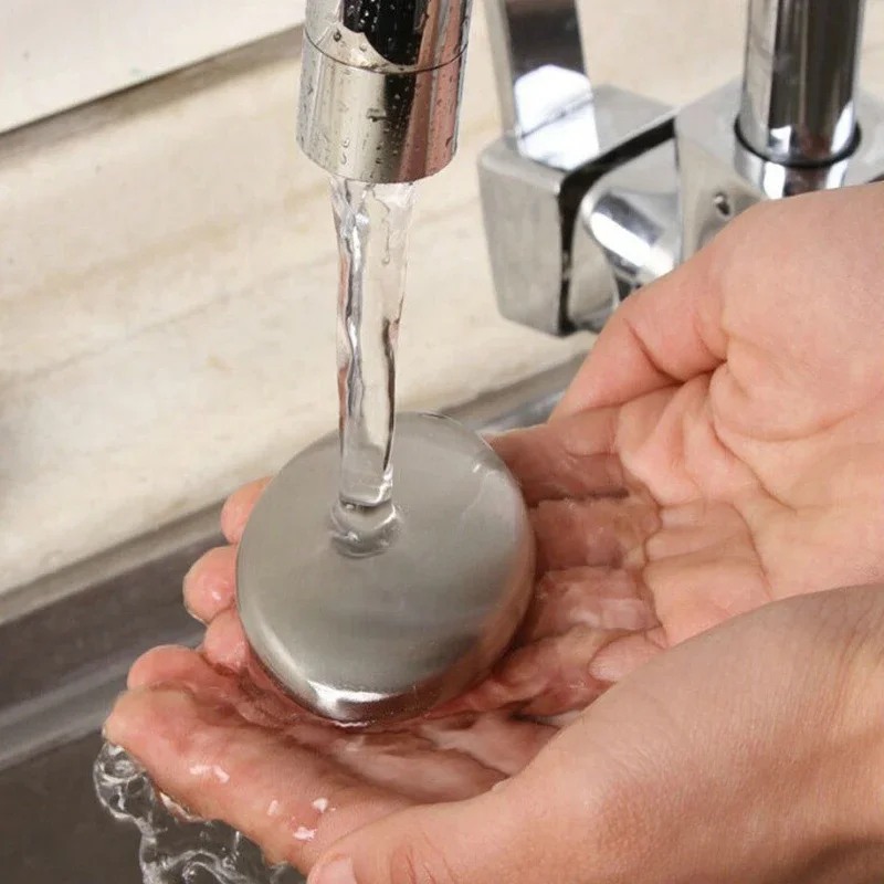 Magic Soap Stainless Steel Soap Hand Odor Remover Bar Garlic Deodorize Gadget Tools Kitchen Bar Eliminating Odor Remover soap dispenser