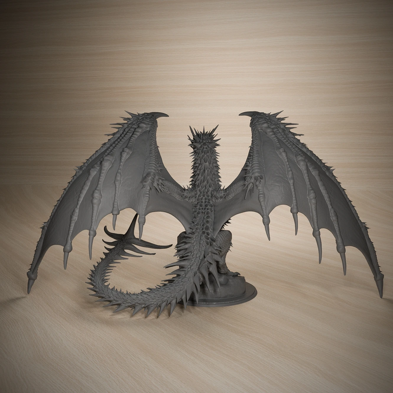 Ancient Red Dragon 50mm Tabletop Games Model Unpainted Miniatures For Tabletop Games And Role-playing Room Decorations 2