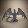 Ancient Red Dragon 50mm Tabletop Games Model Unpainted Miniatures For Tabletop Games And Role-playing Room Decorations 2
