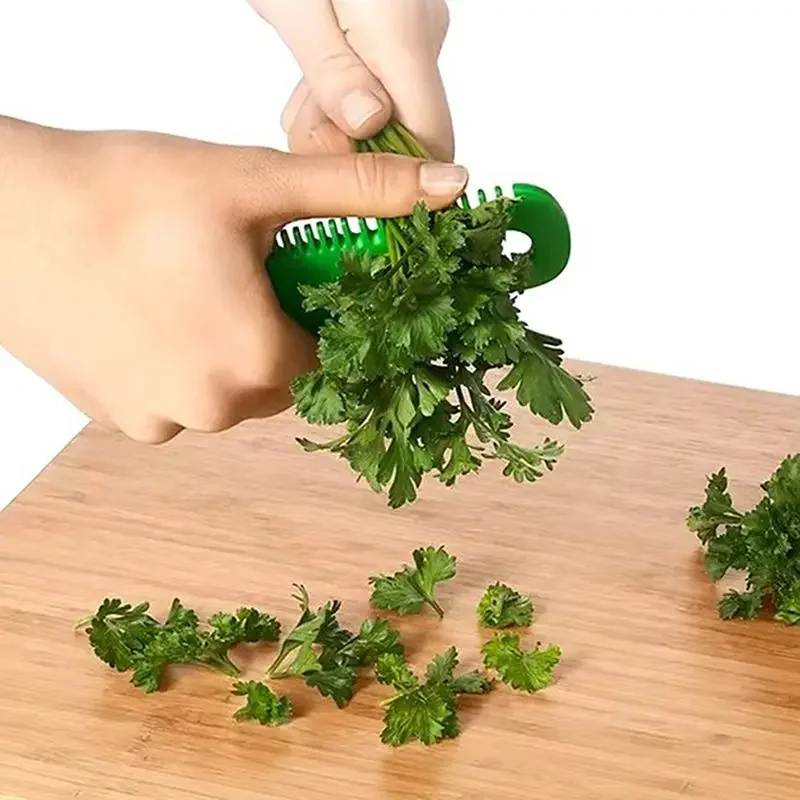New Multifunctional Vanilla Peeler Creative Kitchen Gadget Leaf Remover Vanilla Rosemary Chopper