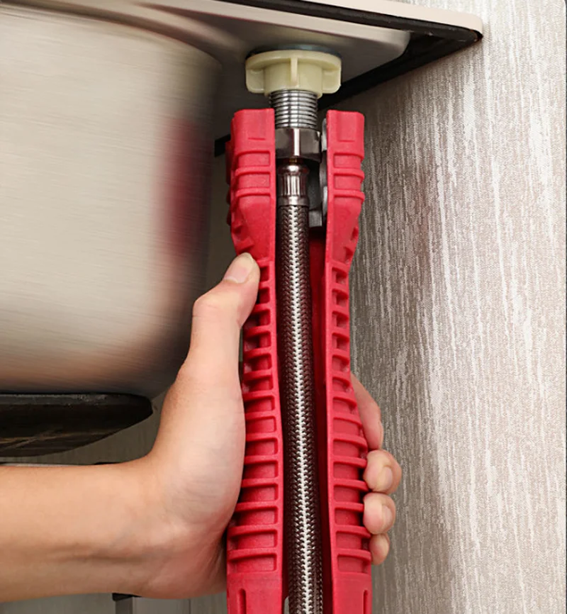 8 In 1/5 In 1 Flume Wrench Sink Faucet Plumbing Tools Wrench 8 In 1