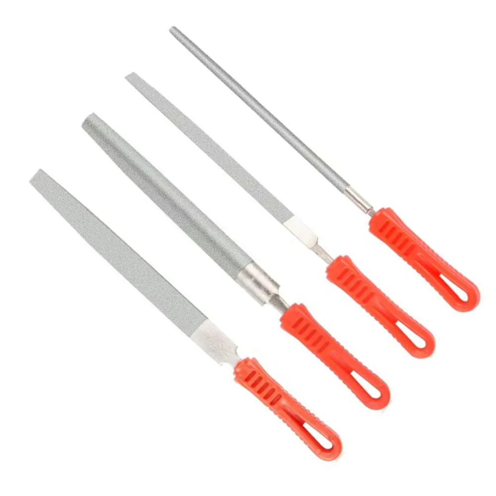 

Практичная Совершенно новая Алмазная пилка, дизайн с 8 дюймовая подвеска отверстиями, 1/4 шт. для полировки металла, ювелирных изделий, ручные инструменты, рукоделие