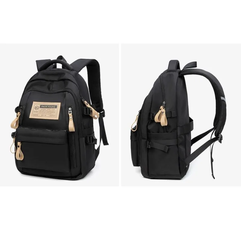 2024 Schoolbags College Students High School Students Girls Boys Backpacks Minimalist Load Reduction Large Capacity Backpacks