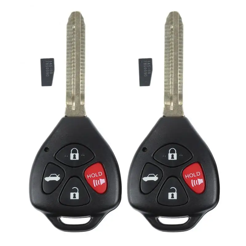

jingyuqin HyQ12BBY 314.4 Mhz ID67 3/4 Buttons Car Remote Key for Camry Avalon Corolla Matrix RAV4 Yaris Venza tC/xA/xB/