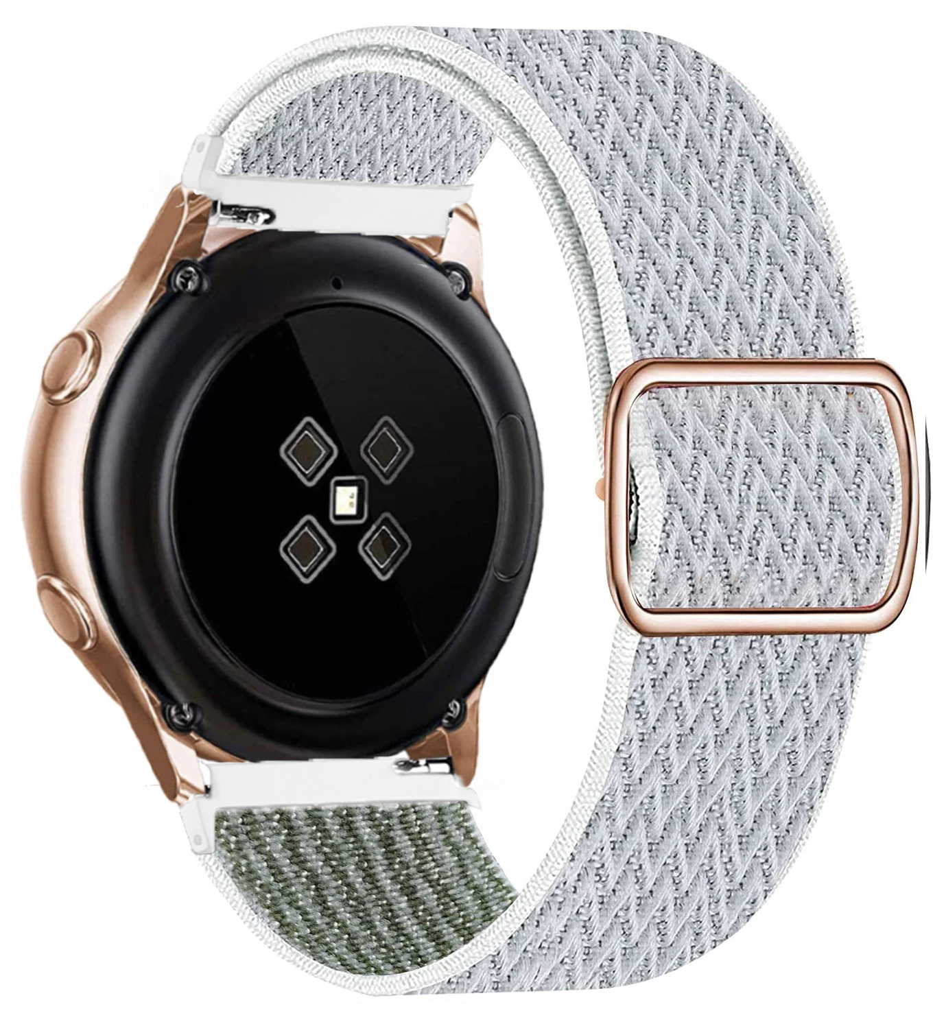 Adjustable Nylon Elastic Watch Band - 20mm/22mm Strap