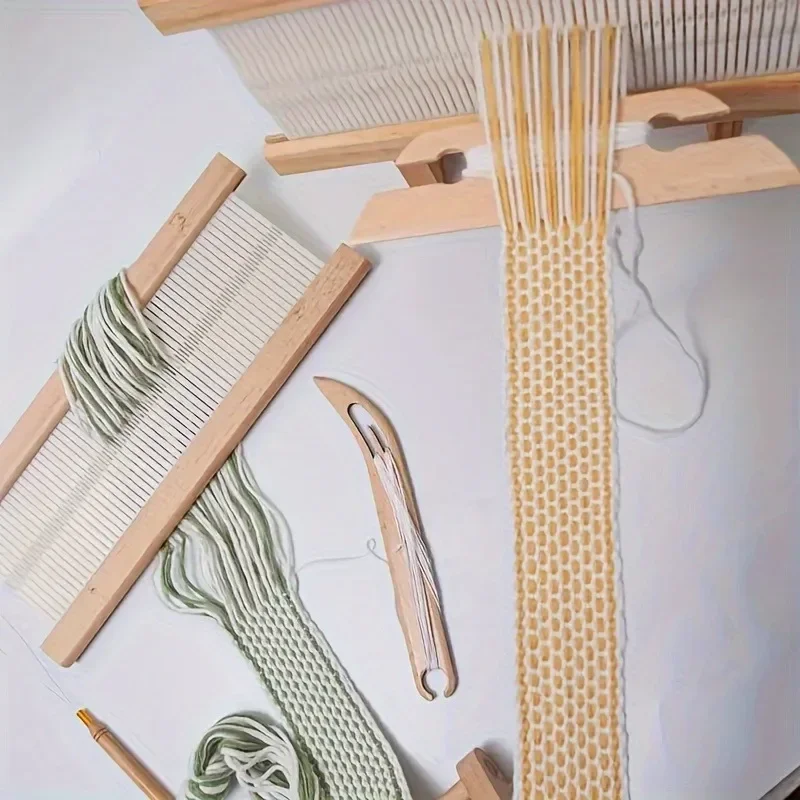 Premium Beech Wood Inkle Weaving Shuttle Kit with Beveled Design ...