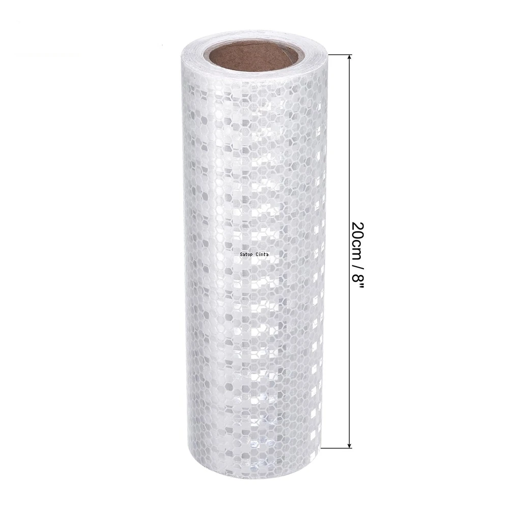 2.5cm/5cm/10cm/15cm/20cm*5M Reflective Car Stickers Shiny Waterproof Adhesive Reflectors Tape Safety Warning Film For Bike reflective tape bands,bike reflective tape,reflective stickers,reflective tape