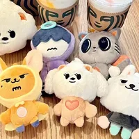 Kpop TXT Dolls Cute Soobin Beomgyu PPULBATUTutu Bar Two-Bar Dolls Soft Animals Keyrings BEOMGYU TAEHYUN Bag Pendant Fans Gifts 1