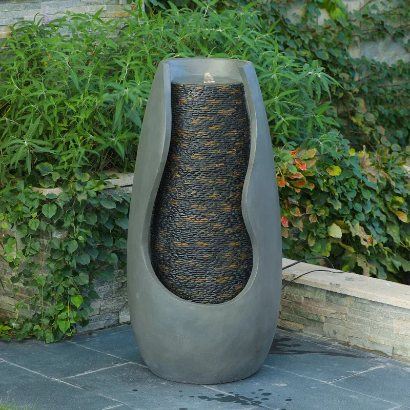 

Сделать удачу бесконечным, как плавное украшение воды, фонтан, Офисная комнатная и уличная Циркулирующая водная занавеска