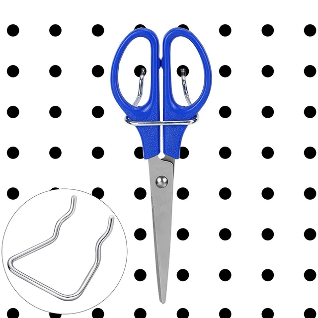 60 db Pegboard Plier Tartók, Rozsdamentes Acél Dupla Hurok Hooks Kiegészítők - Image 6