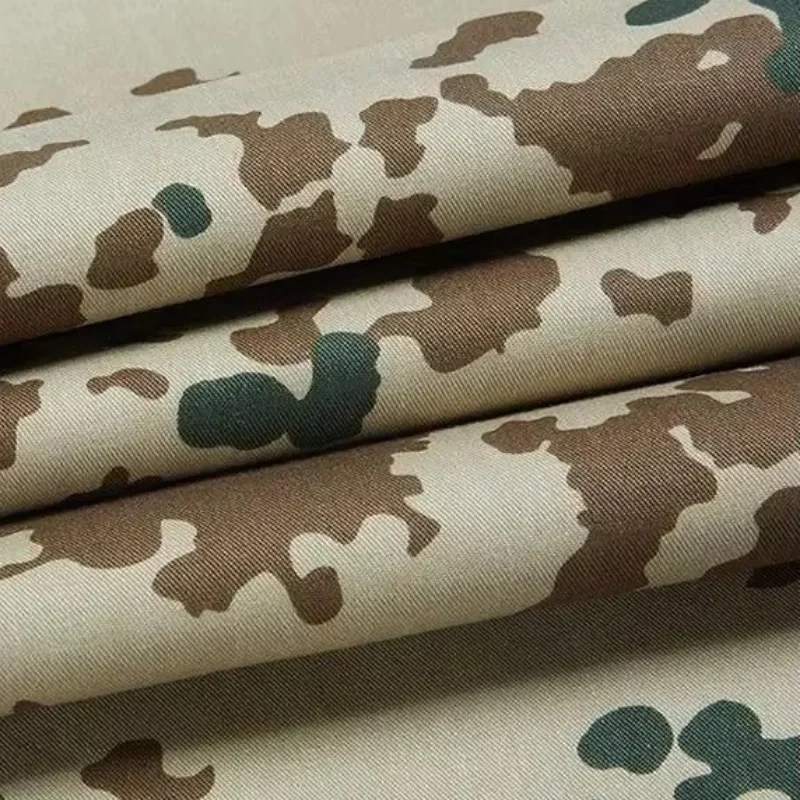 Desert Flecktarn Spot Camo Fabric Polyester Cotton Camouflage TMC Caza Sewing Telas Hunting Accessories Sports Tatical Gear