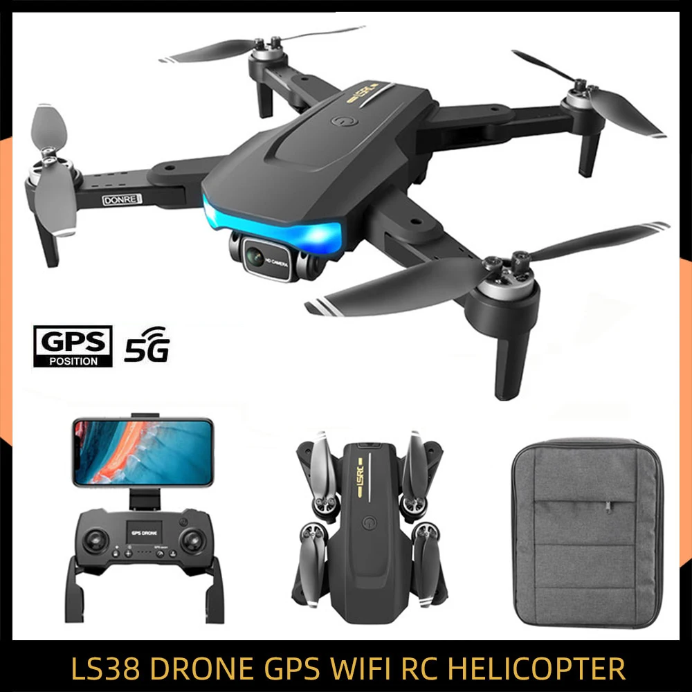 

GPS-Дрон LS38 складной с HD-камерой, 1000 м