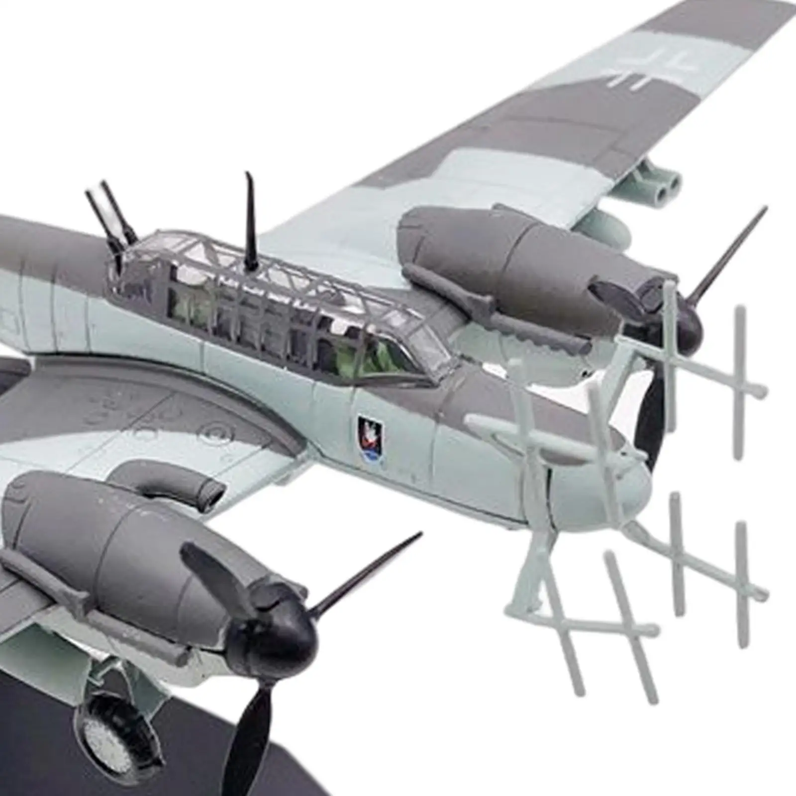 1:100 BF-110 Fighter Model Simulation Ornament Display Model BF-110 Plane Model for Household Home Collections Birthday Gifts