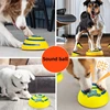 Wag Glider for Dogs Teething Stick, Glissade,Puppy Accessories,Make A Sound Slideshow Disc,Flying Pet Toys, PVC Yellow Funny 6