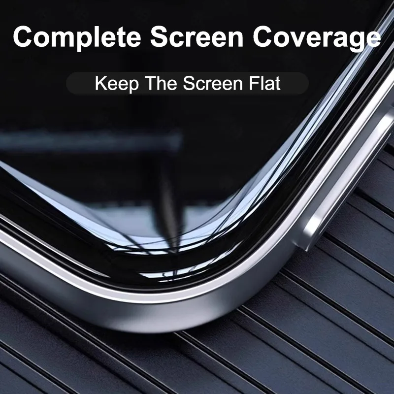 화웨이 워치 핏 3 용 소프트 스크린 보호대, 빠른 설치 도구 포함, 보호 유리 섬유 풀 커버 HD 필름, 화웨이 액세서리