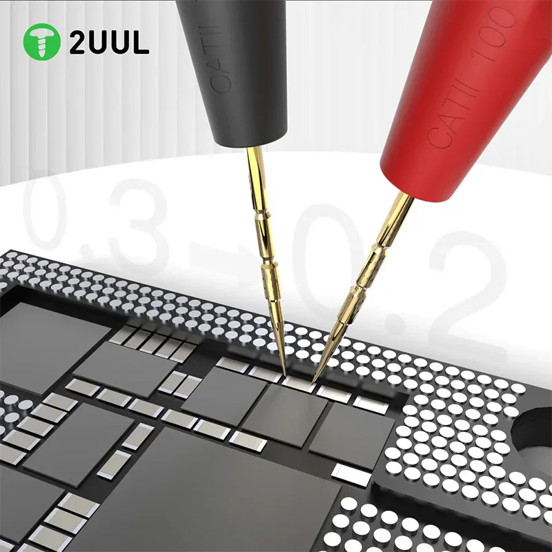 2UUL MT01 범용 멀티미터 펜, 샤프 및 멀티미터, 금도금 강철 바늘, 디지털 멀티미터 테스트 프로브