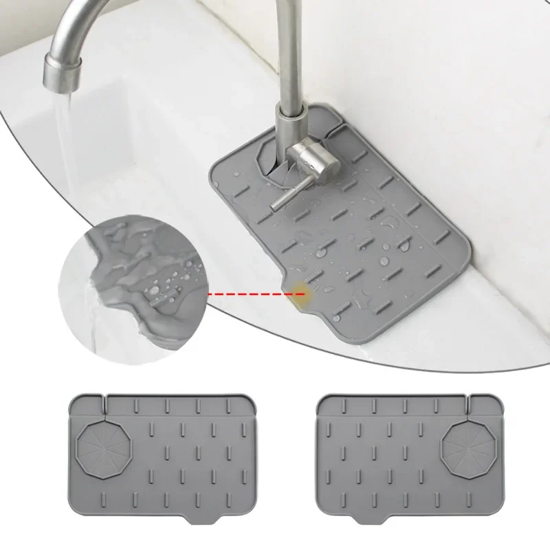 Kitchen Sink Splash Guard Double-sided Drain Mat Kitchen Gadget kitchen splash guard kitchen sink pad