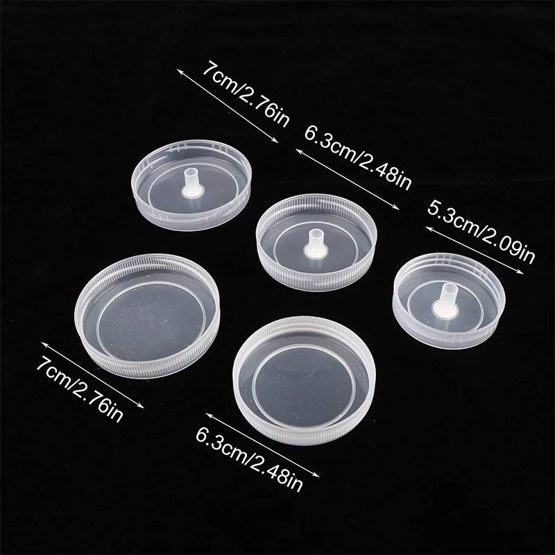 Tissue Culture Bottle Cap 10Pcs Diameter 53/63/70mm Bacteria-resistant Bottle Culture Cap Sealed Breathable Strain