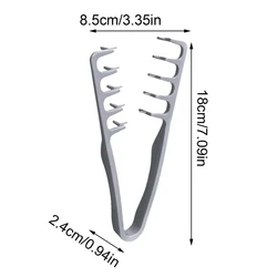 Volumizing Wide - Tooth Hair Styling Comb for Effortless Detangling and Root Lift (GRAY)