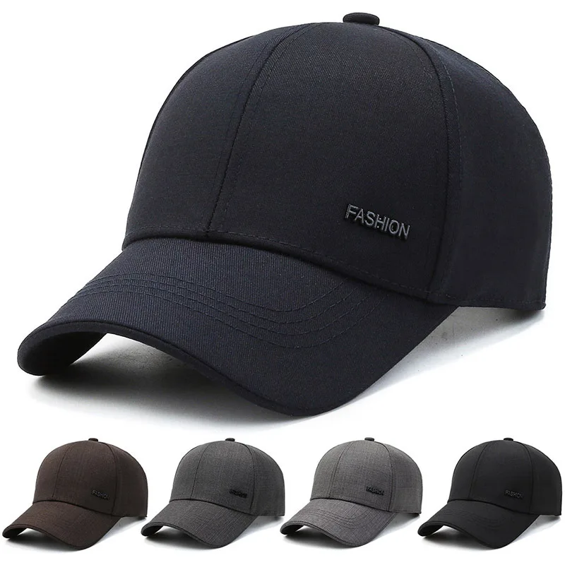 

Middle-aged and elderly fashion baseball cap men's simple design truck driver outdoor sunshade fishing travel hiking sports hat