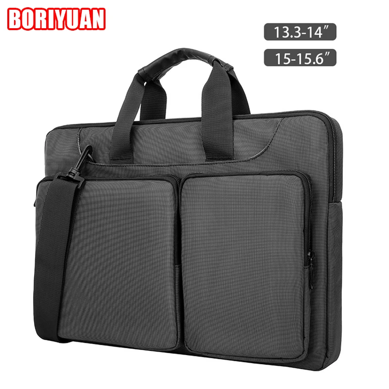 

14/15.6 Inch Laptop Bag Large Capacity Single Shoulder Bag Straddle Briefcase Business Commuter Computer Bag Handbag Storage Bag