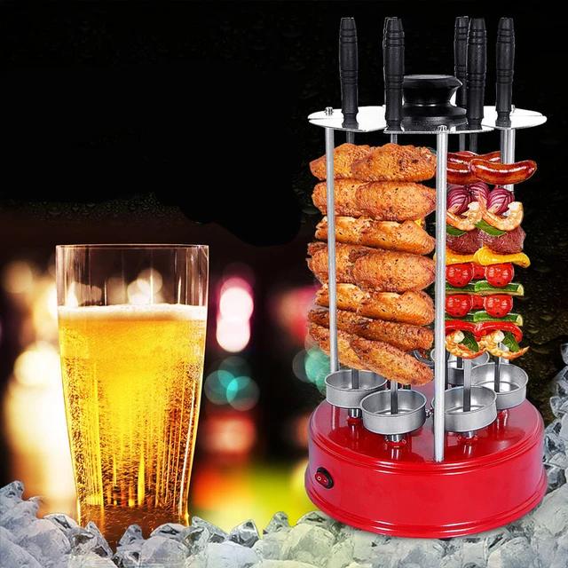 Máquina de Kebab para el hogar, Parrilla Eléctrica de rotación