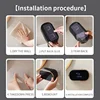 Automatic Foam Soap Dispensers for Bathroom Smart Washing Hand Machine with USB Charging Two Colors with ABS Material 6