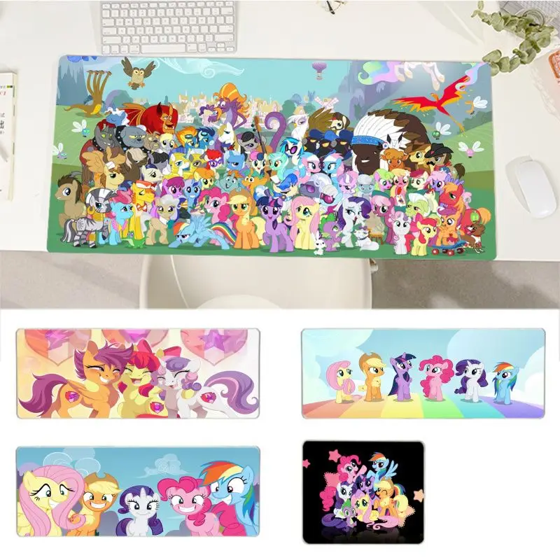 

Cartoon M-My L-Little P-Pony Mousepad Custom Skin gamer play mats Mousepad Size for Customized mouse pad for CS GO PUBG