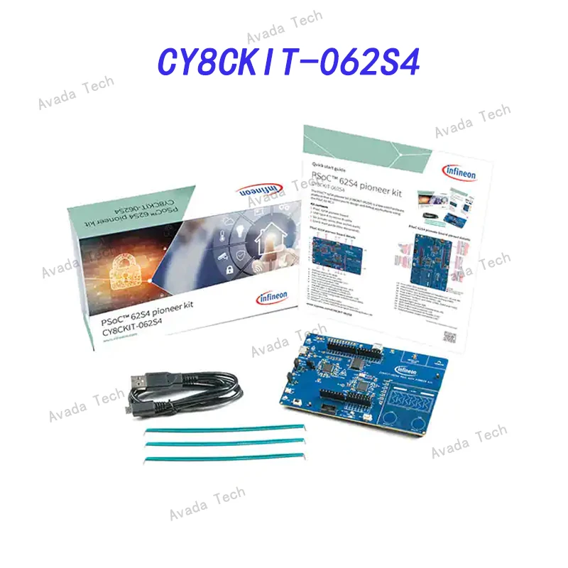 

CY8CKIT-062S4 CY8C62x4 PSoC 62S4 Pioneer Kit PSoC® 62 ARM® Cortex®-M0+, Cortex®-M4 MCU 32-Bit Embedded Evaluation Board