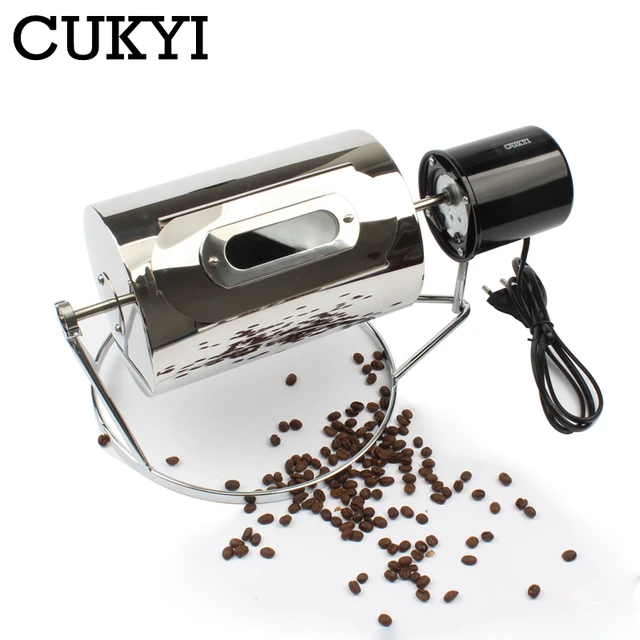 Automatic constant speed rotary roasting machine With Visualization Window Coffee Bean Roaster Stainless Steel Grains Nuts Dryer 1