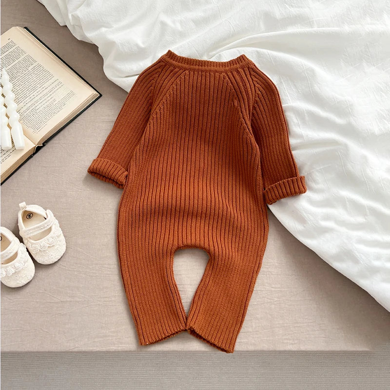 Autumn Baby Knit Romper Sweater Jumpsuit