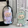 New Transparent Labubu Case | Colorful Edge 17cm V3 Doll
