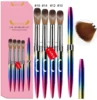 5pcs Kolinsky Acrylic Nail Brush Set Size 6/8/10/12/14 for Acrylic Powder Application Brushes Art Extension Carving Salon Home 3