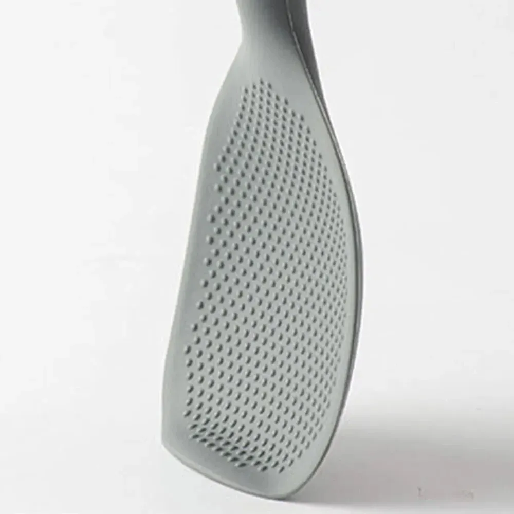Silicone cooking spoon silicone spoon non-stick cooking spoon anti-scalding pot rice high-temperature-resistant durable kitchen gadgets 1Pc