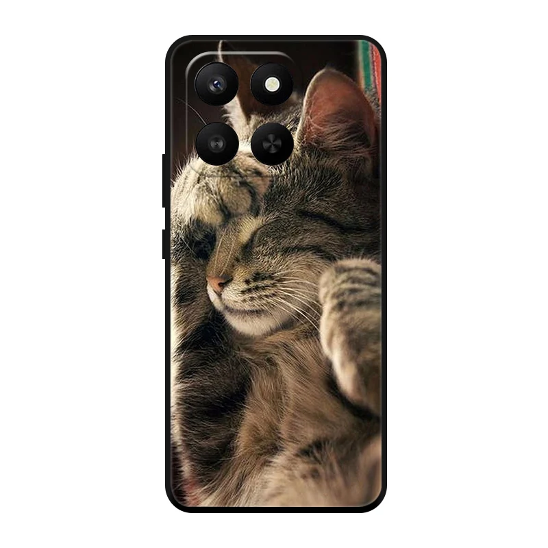 Elegant Black Matte Slim TPU Phone Case - Stylish and Protective Shell