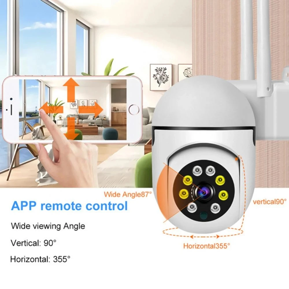 Wifi Camera YCC365 Plus Smart 4X Digital Zoom AI Human Detect Wireless Camera Security Surveillance CCTV With 1080P IP Camera 6