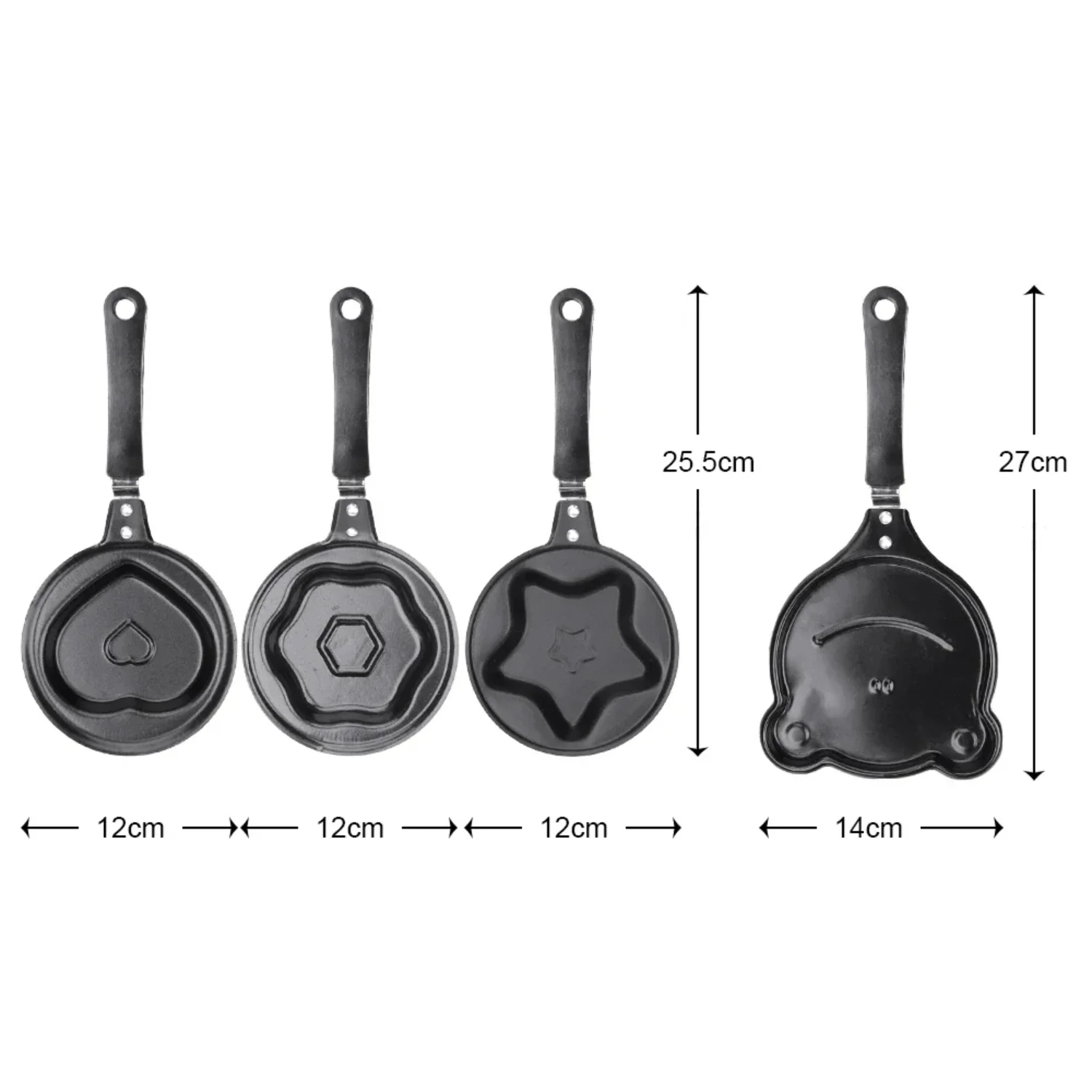 Hot Sale 1pc Mini Cute Breakfast Frying Pot Non-Stick Frying Pan Pancake Maker Kitchen Tools Mold Pan Flip Omelette Mold