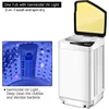 Giantex Full-Automatic Washing Machine Portable Washer and Spin Dryer 7.7lbs Capacity Compact Laundry Washer with Barrel Light 3