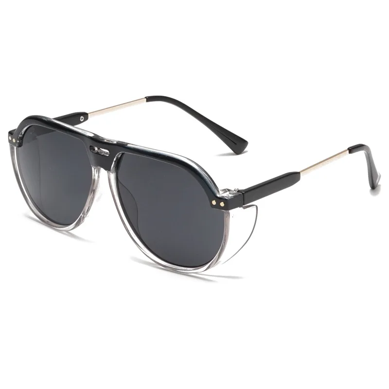 Europe and The United States Fashion Large Frame Sunglasses Personalized Men and Women Universal Anti-ultraviolet Sunglasses