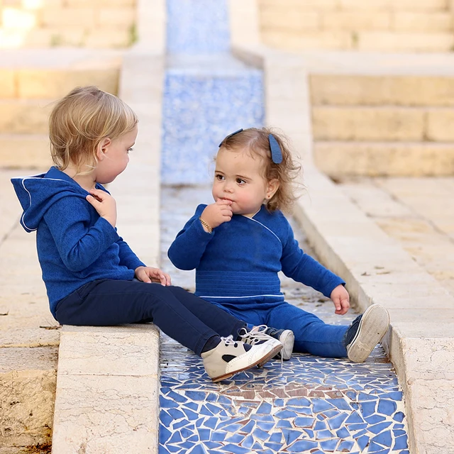 חולצת קפוצ'ון כחול גראנג' 3