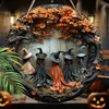Halloween Gothic Witch Wooden Hanging Tag Jungle Fun