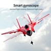 RC Plane SU27 2.4G With LED Lights Aircraft Remote Control Flying Model Glider EPP Foam Toys Airplane For Children Gifts rc rtf 6