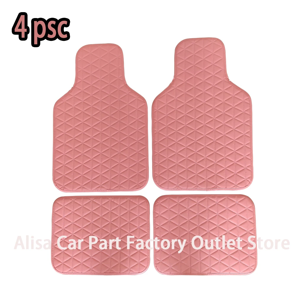 4Pcs Universal Car Floor Mats Carpet Mat Waterproof Anti-dirty Floor Mats For GREAT WALL M1 M2 M4 Hover H3 X200 Hover H6 Car Floor Mats Floor Mats