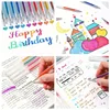 12-36pcs Glitter Gel Pens Set,Quick-Drying Metallic Ink,Fine Point for Drawing, Book Doodling, Art Marking with Storage Case 3