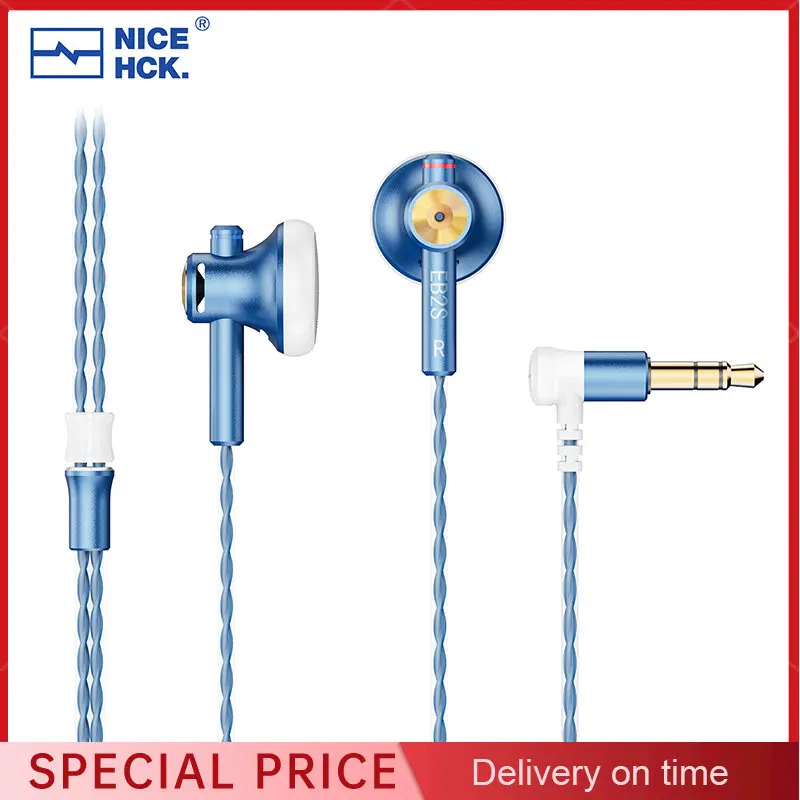 

Проводные Hi-Fi наушники NiceHCK EB2S PRO, 3,5/4,4 мм, разъем 15,4 мм